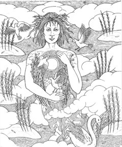 She Carries the Sun and the Moon